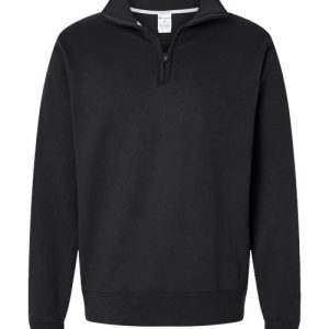 Alternative view of Champion Unisex Powerblend® Quarter-Zip Pullover