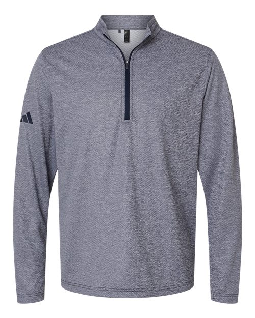Adidas Men's Space Dyed Quarter-Zip Pullover - Image 3