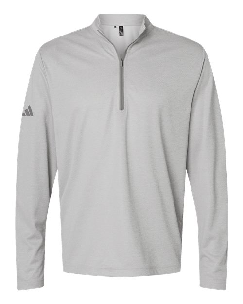 Adidas Men's Space Dyed Quarter-Zip Pullover - Image 4