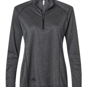 Alternative view of Adidas Women's Space Dyed Quarter-Zip Pullover