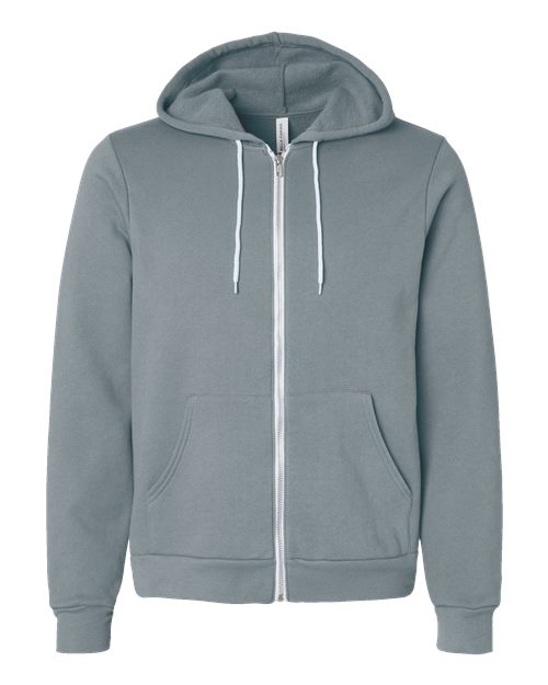 BELLA + CANVAS Unisex Sponge Fleece Full-Zip Hoodie Sweatshirt - Image 8
