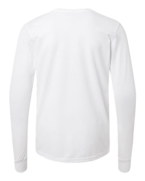 BELLA + CANVAS Youth Heather CVC Long Sleeve Tee - Image 7