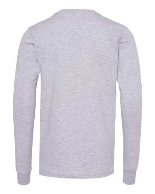 BELLA + CANVAS Youth Heather CVC Long Sleeve Tee - Image 5