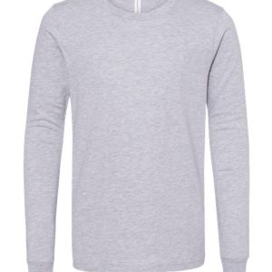 Alternative view of BELLA + CANVAS Youth Heather CVC Long Sleeve Tee