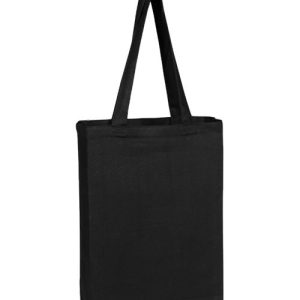 Alternative view of Q-Tees Canvas Gusset Promotional Tote