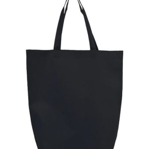Alternative view of Q-Tees Non-Woven Gusset Bottom Tote