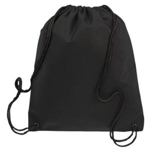 Alternative view of Q-Tees Non-Woven Drawstring Bag