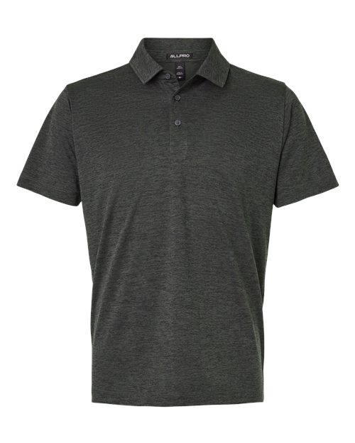 AllPro Men's Pro-Lock Performance Mélange Polo - Image 2