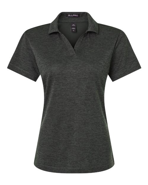 AllPro Women's Pro-Lock Performance Mélange Polo - Image 2