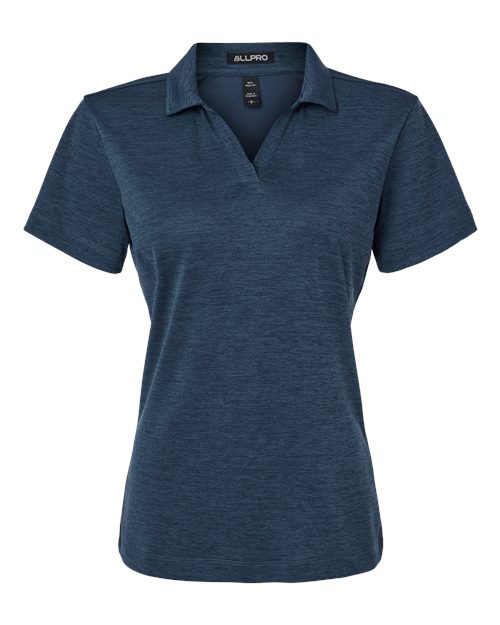 AllPro Women's Pro-Lock Performance Mélange Polo - Image 3