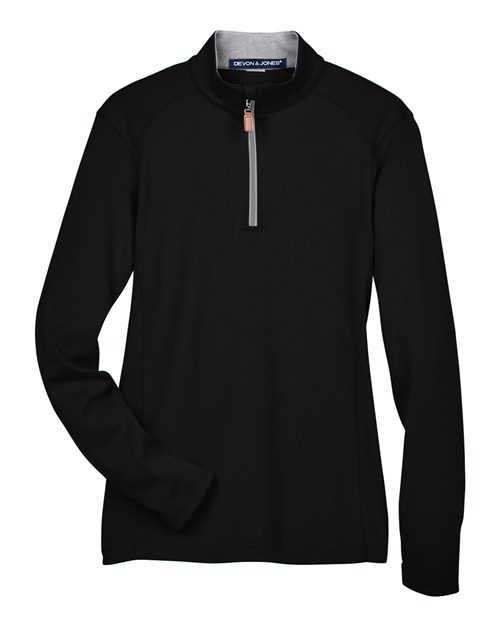 Devon & Jones Women's DRYTEC20™ Performance Quarter-Zip Pullover - Image 2