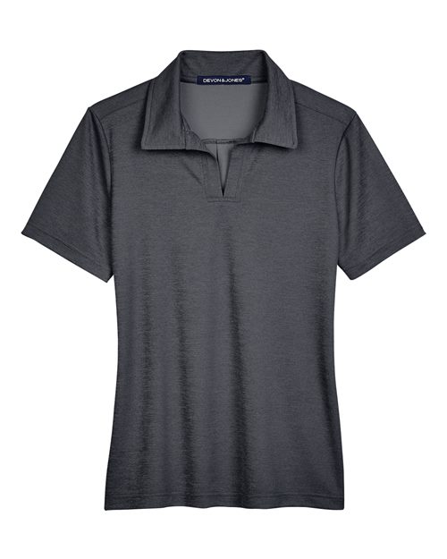 Devon & Jones Women's CrownLux Performance® Address Melange Polo - Image 2