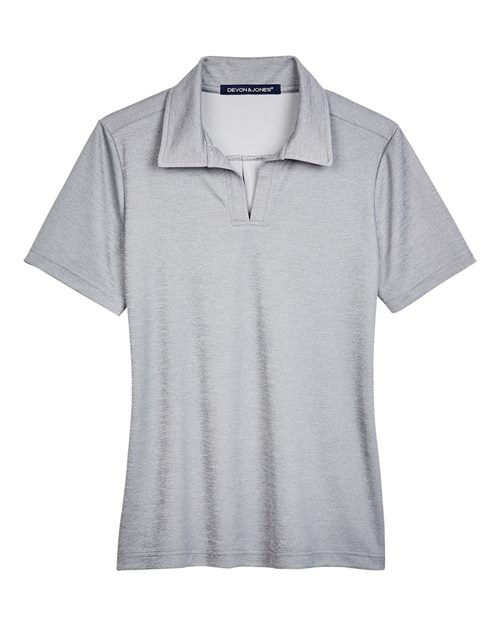 Devon & Jones Women's CrownLux Performance® Address Melange Polo - Image 3