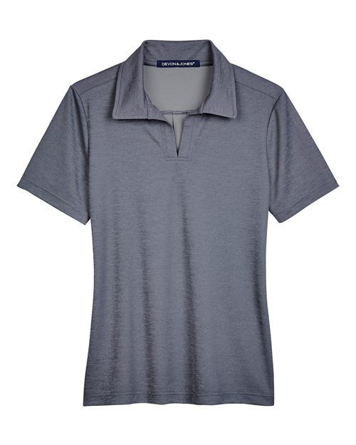Devon & Jones Women's CrownLux Performance® Address Melange Polo - Image 4