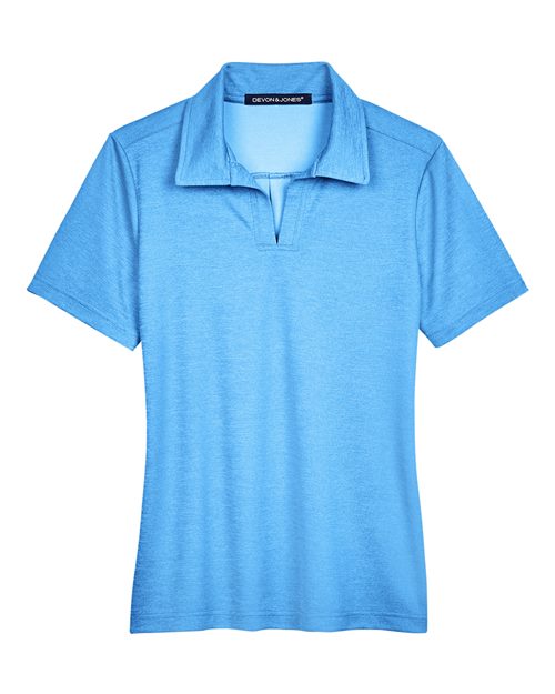 Devon & Jones Women's CrownLux Performance® Address Melange Polo - Image 5