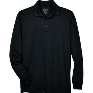 Alternative view of CORE365 Men's Pinnacle Performance Long Sleeve Piqué Polo