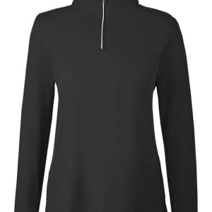 Alternative view of CORE365 Women's Fusion ChromaSoft™ Pique Quarter-Zip Pullover