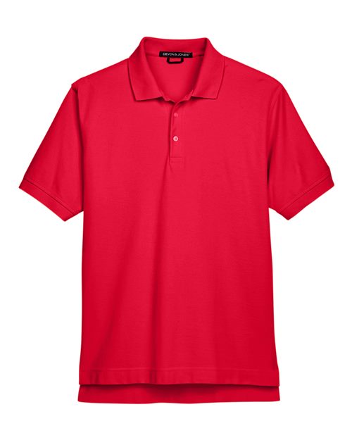 Devon & Jones Men's Pima Piqué Polo - Image 7