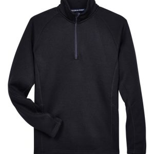 Alternative view of Devon & Jones Unisex Bristol Sweater Fleece Quarter-Zip Pullover