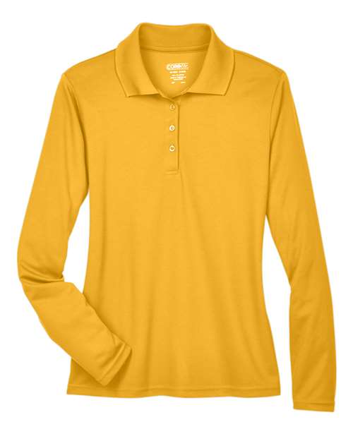 CORE365 Women's Pinnacle Performance Long Sleeve Piqué Polo - Image 4