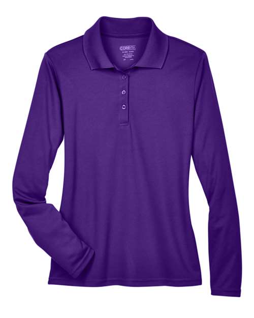 CORE365 Women's Pinnacle Performance Long Sleeve Piqué Polo - Image 5