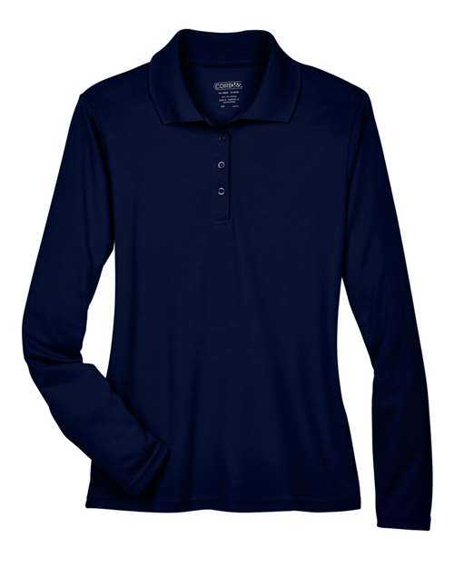 CORE365 Women's Pinnacle Performance Long Sleeve Piqué Polo - Image 7