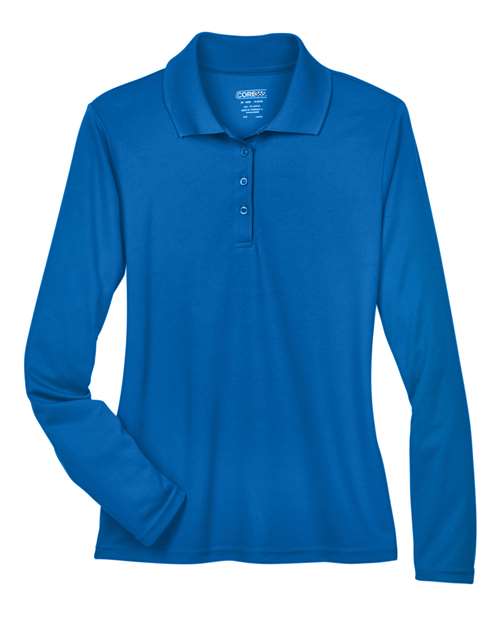 CORE365 Women's Pinnacle Performance Long Sleeve Piqué Polo - Image 10
