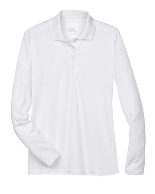 CORE365 Women's Pinnacle Performance Long Sleeve Piqué Polo - Image 11