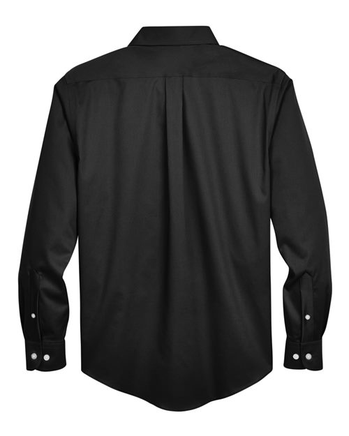 Devon & Jones Men's Crown Collection® Solid Stretch Twill Woven Dress Shirt - Image 6