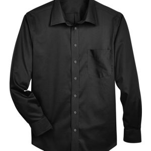 Alternative view of Devon & Jones Men's Crown Collection® Solid Stretch Twill Woven Dress Shirt
