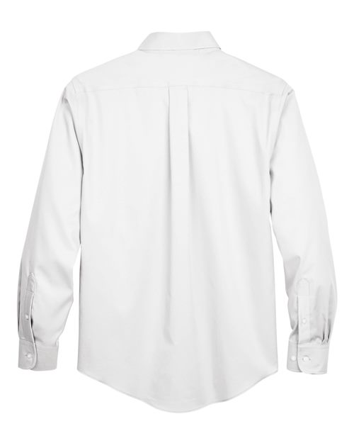 Devon & Jones Men's Crown Collection® Solid Stretch Twill Woven Dress Shirt - Image 9