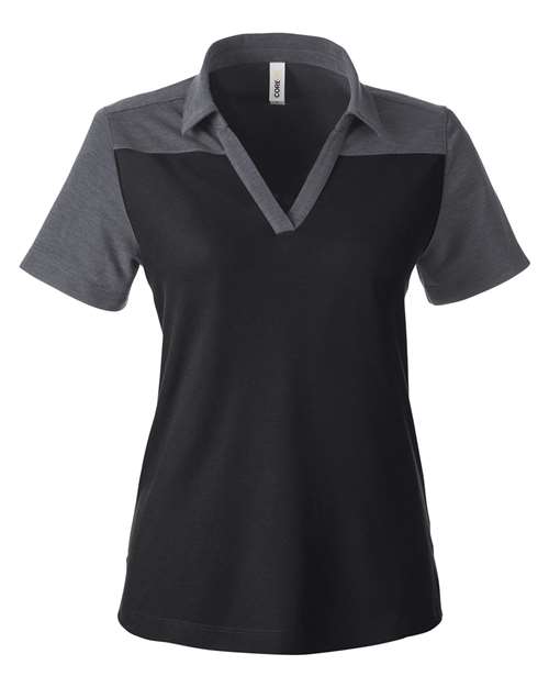 CORE365 Women's Fusion ChromaSoft™ Colorblock Polo - Image 2