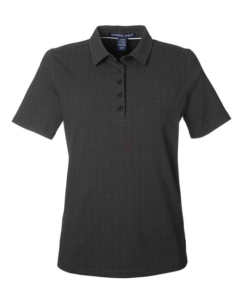 Devon & Jones Women's Crownlux Performance® Geo Polo - Image 2