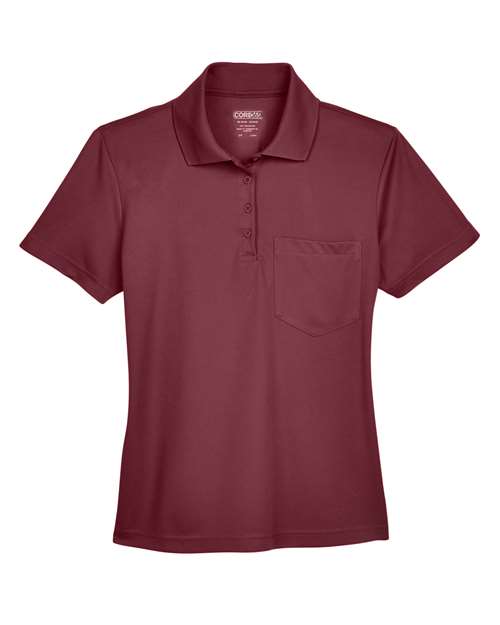 CORE365 Women's Origin Performance Piqué Polo with Pocket - Image 3