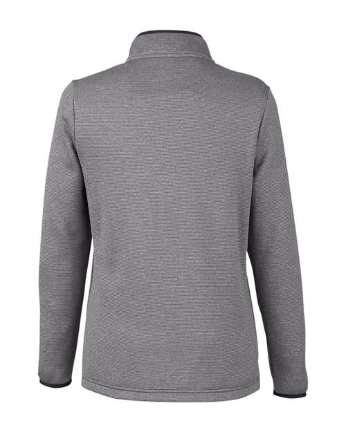 CORE365 Women's Venture Heathered Stripe Quarter-Zip Pullover - Image 6