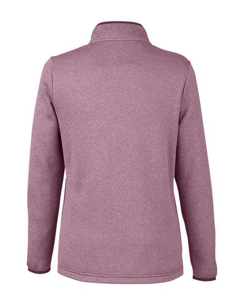 CORE365 Women's Venture Heathered Stripe Quarter-Zip Pullover - Image 7