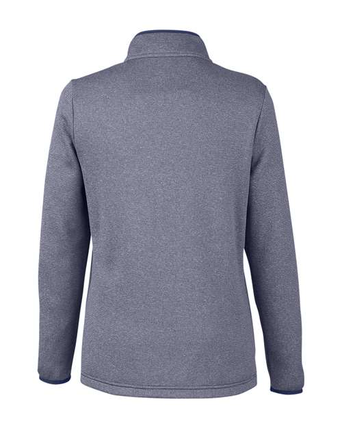 CORE365 Women's Venture Heathered Stripe Quarter-Zip Pullover - Image 8