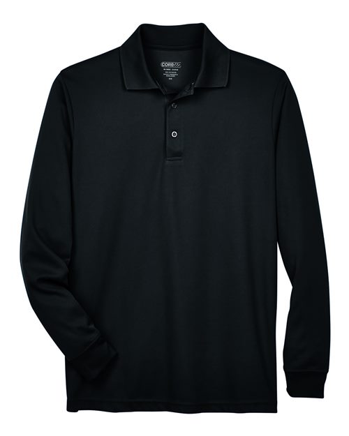 CORE365 Men's Tall Pinnacle Performance Long Sleeve Piqué Polo - Image 2