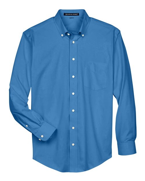Devon & Jones Men's Crown Collection® Oxford Woven Dress Shirt - Image 2