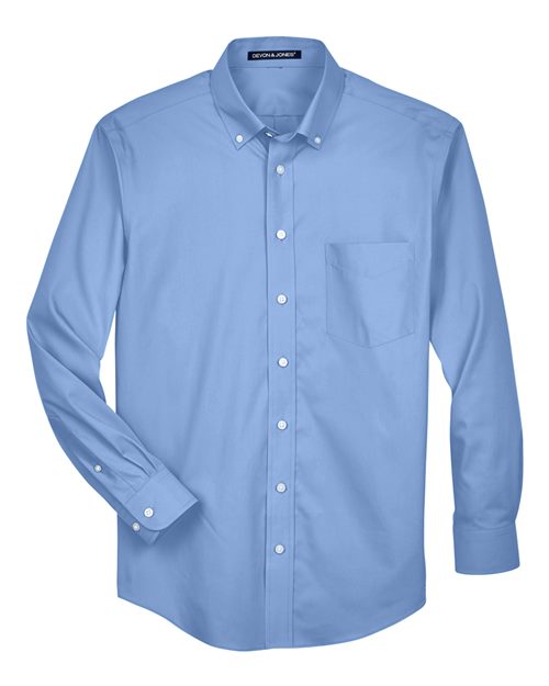 Devon & Jones Men's Crown Collection® Oxford Woven Dress Shirt - Image 3