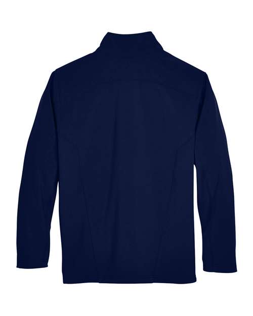 CORE365 Men's Tall Cruise Two-Layer Fleece Bonded Soft Shell Jacket - Image 4