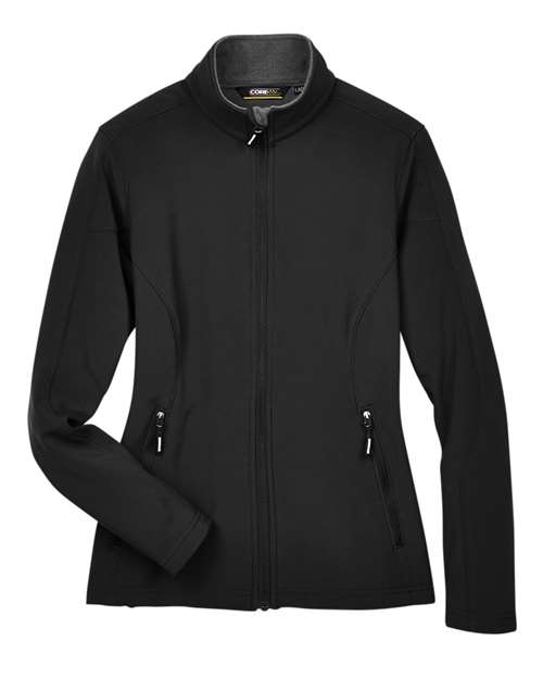 CORE365 Women's Cruise Two-Layer Fleece Bonded Soft Shell Jacket - Image 2