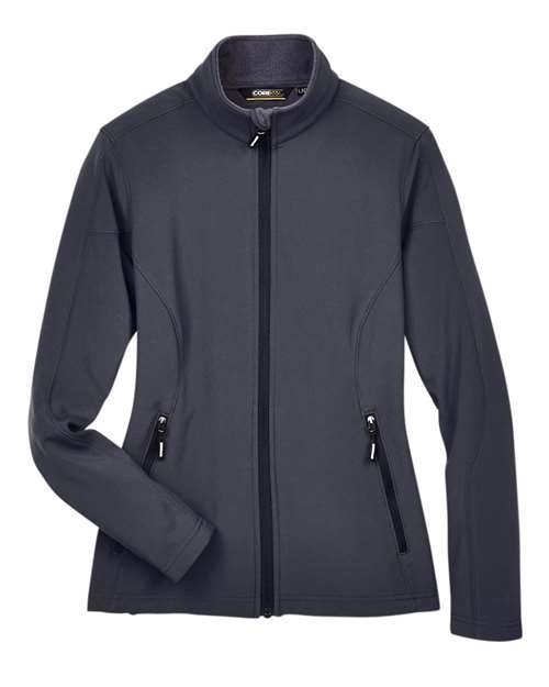 CORE365 Women's Cruise Two-Layer Fleece Bonded Soft Shell Jacket - Image 3