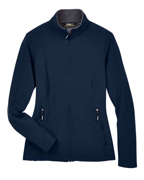 CORE365 Women's Cruise Two-Layer Fleece Bonded Soft Shell Jacket - Image 4