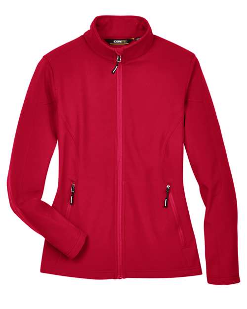 CORE365 Women's Cruise Two-Layer Fleece Bonded Soft Shell Jacket - Image 5