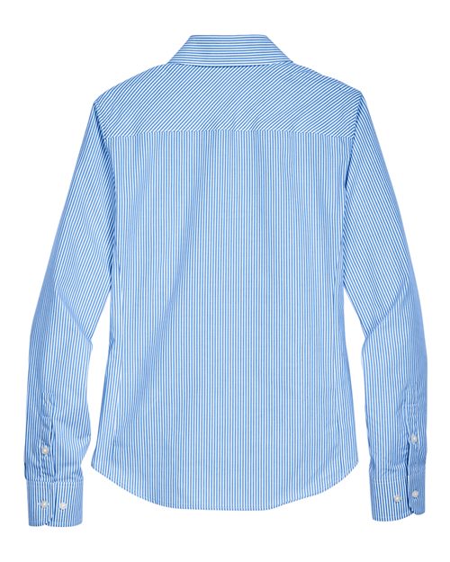 Devon & Jones Women's Crown Collection® Banker Stripe Woven Dress Shirt - Image 4