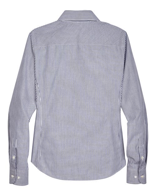 Devon & Jones Women's Crown Collection® Banker Stripe Woven Dress Shirt - Image 5