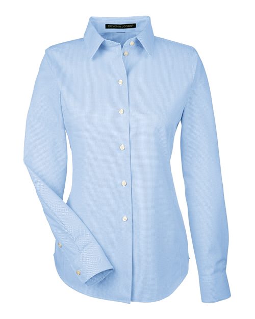 Devon & Jones Women's Crown Collection® Royal Dobby Woven Dress Shirt - Image 3
