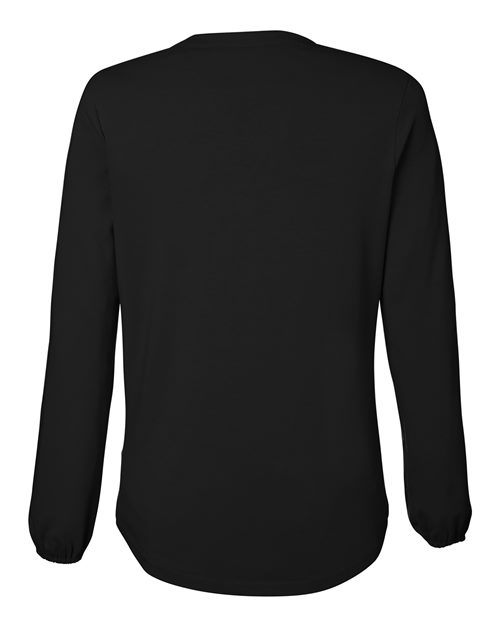 Devon & Jones Women's Raleigh Half-Placket Knit Top - Image 7