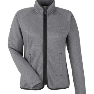 Alternative view of CORE365 Women's Venture Heathered Stripe Full-Zip Jacket